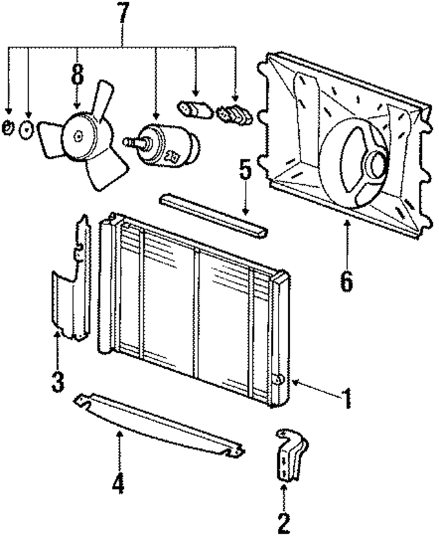 431819225 - : Lower Baffle Gasket for Volkswagen Image