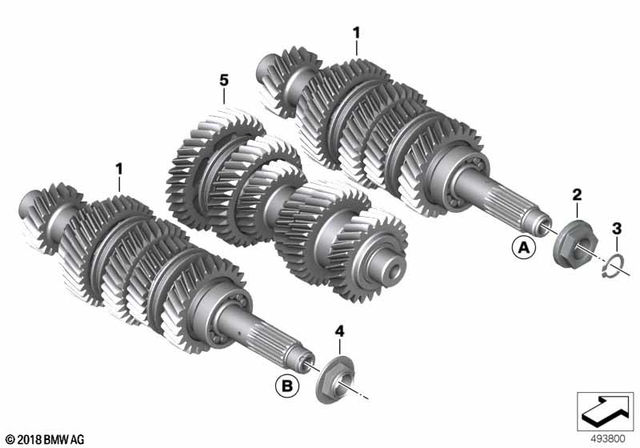 23009446515 - Manual Transmission: Drive Shaft -  for BMW-Motorrad Image