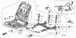81281STKA01 - Interior/Bumper: SPRING, FR. SEAT SWS for Honda Image