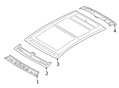 Roof & Components for 2018 Hyundai Elantra GT #1