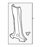 20968709 - Body: Lower Center Pillar Trim for GM Image