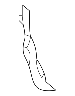 51242FL06A9P - Body: Outer Reinforced for Subaru: Crosstrek, Impreza Image