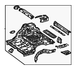 2956102302 - Body: Rear Inner Structure for Mercedes-Benz Image
