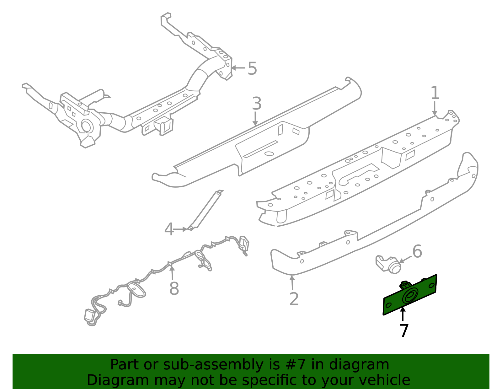 Zip Code 28533 2020-2024 Nissan Parking Aid Sensor Bracket 28533-9FV1B | Nissan Parts Plus