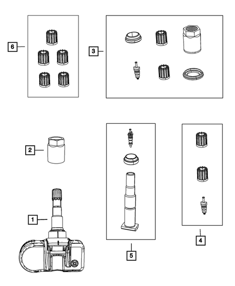 Tire Monitoring System for 2010 Jeep Grand Cherokee #0