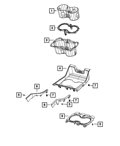 Consoles for 2023 Jeep Grand Cherokee L #5