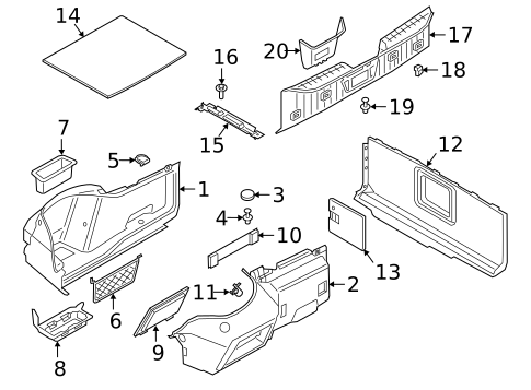 Interior Trim - Rear Body for 2021 BMW Z4 #0