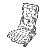1N3885063AP - Body: Seat Frame for Volkswagen Image