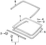 73225SS0A01 - : Seal for Honda Image