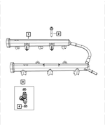 R5184085AC - Fuel: Fuel Injector for Mopar Image