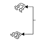 58246J6000 - Brakes: Brake Pads Slide for Kia: K900 Image