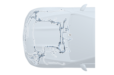 Engine Cable Harness, Body Mounted for 2019 Mercedes-Benz CLA250 #0