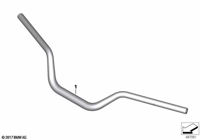 32718404209 - Ergonomics &amp; Comfort: Handlebar Board High -  for BMW-Motorrad Image image