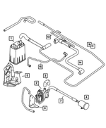 5085024AB - Fuel: Fuel Vapor Hose for Chrysler: PT Cruiser Image