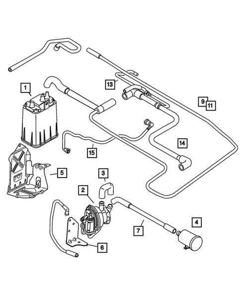Vacuum Canister for 2005 Chrysler PT Cruiser #0