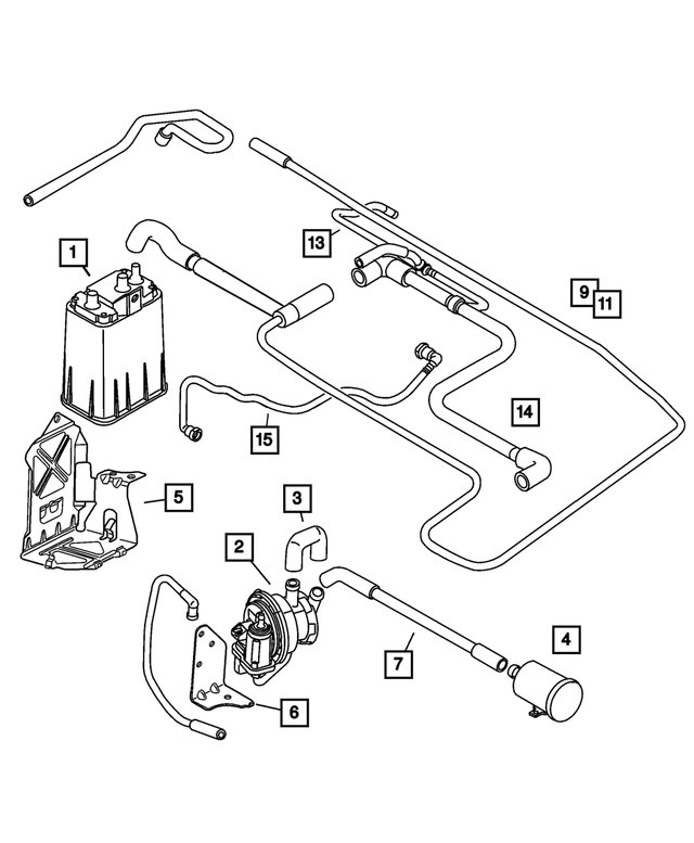 5085024AC - Emission Systems: Fuel Vapor Hose for Mopar Image
