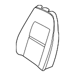 4801999 - Body: Seat Back Pad for Saab: 9-3 Image