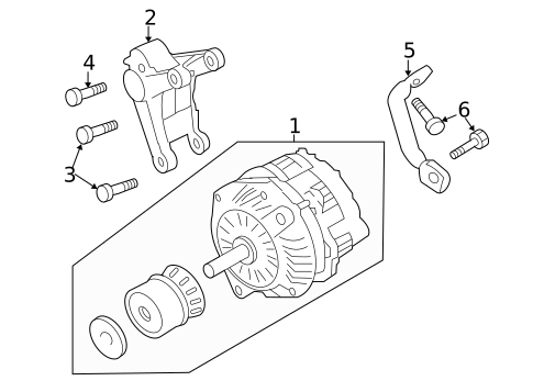 Alternator for 2017 Chevrolet SS #0