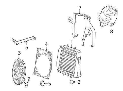 Oil Cooler for 2010 Mercedes-Benz CLS63 AMG #0