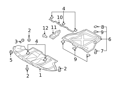 Splash Shields for 2007 Audi A4 Quattro #0