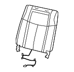 87600ZX84B - Body: Seat Back Assembly for Nissan Image