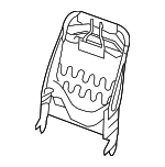 876049DA6E - Body: Seat Back Frame for Nissan Image