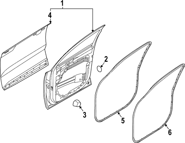 82130DW000 - : Door Weather-Strip for Kia Image