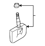 GDDL37140 - Tire &amp; Wheel: Tire Pressure Monitoring System (TPMS) Sensor for Mazda Image