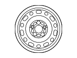 9965E26560 - : 2010-2013 Mazda 3 - Wheel, Steel for Mazda: 3 Image