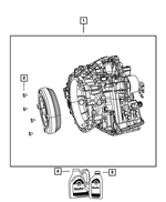 RL010997AA - CVT2; Variable Speed; Automatic Transaxle: With Torque Converter Transaxle Package for Mopar Image image