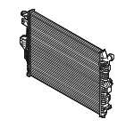 95810613200 - Belts &amp; Cooling: Radiator for Porsche Image