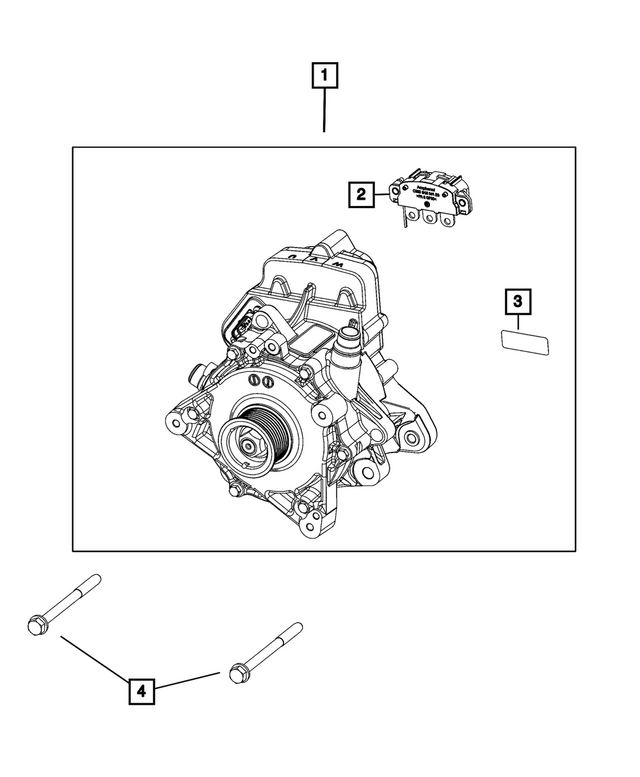5190309AF - : Electric Motor for Mopar Image