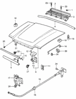 63410SA0310ZZ - : Hinge, R Hood for Honda Image