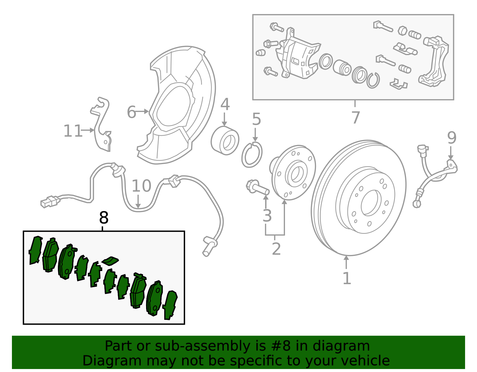 2020-2025 Honda Brake Pads 45022-TLA-A10 | OEM Parts Online