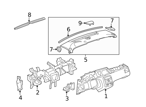 Instrument Panel for 2011 Buick Lucerne #0