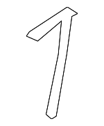 LC5Z78600A96CD - : Pull Strap for Lincoln: Aviator Image