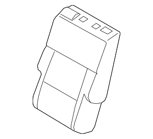 LC5Z7866600RE - : Seat Back Cover for Lincoln: Aviator Image