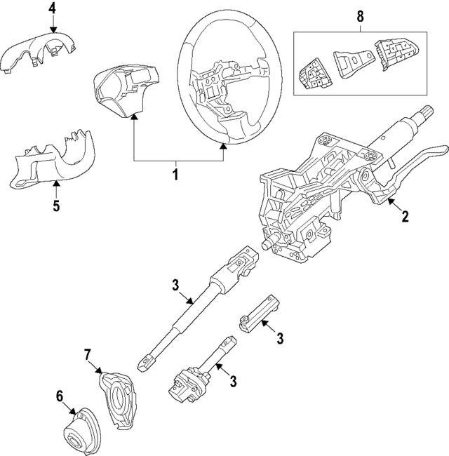 42860214 - : Steering Wheel for GM Image