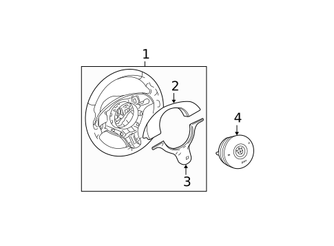 Steering Wheel & Trim for 2003 BMW 325xi #1
