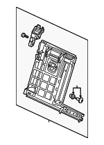 4K8885502FQA5 - Body: Seat Back Frame for Audi Image