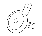 38100SFJW02 - Electrical: Low Note Horn for Honda: Civic Image