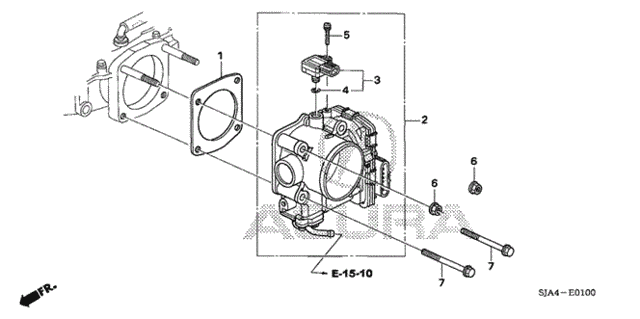 Throttle Body for 2007 Acura RL #0