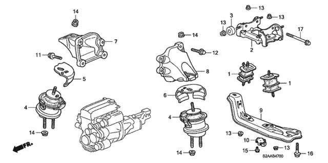 Engine Mounts for 2008 Honda S2000 #0