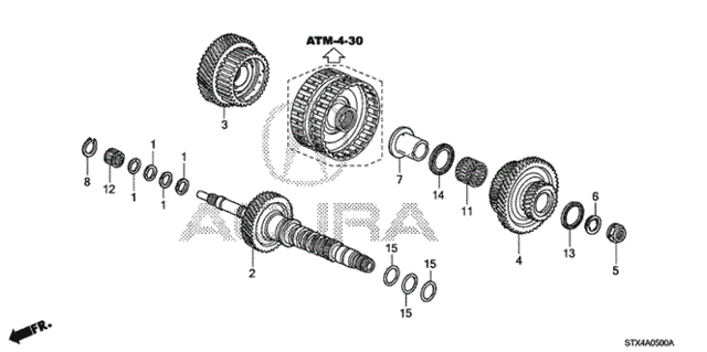 AT Mainshaft for 2007 Acura MDX #0