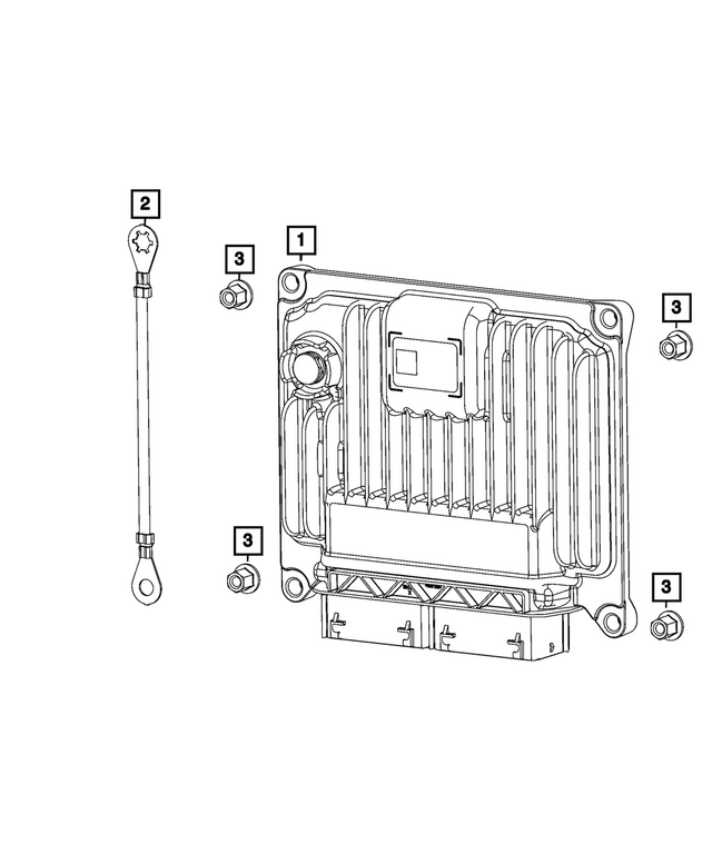 68603870AA - : Ground Strap for Mopar Image