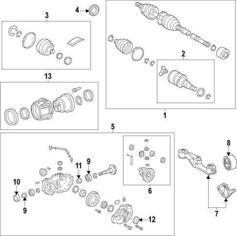 Rear Axle for 2023 Toyota GR Corolla #0