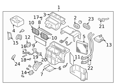 HVAC Case for 2007 Nissan Maxima #0