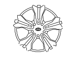 52910C2660 - : Wheel, Alloy for Hyundai Image