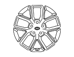 52910C2710 - : 2018-2019 Hyundai Sonata - Wheel, Alloy for Hyundai: Sonata Image