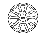 52910C2530 - : Wheel, Alloy for Hyundai Image